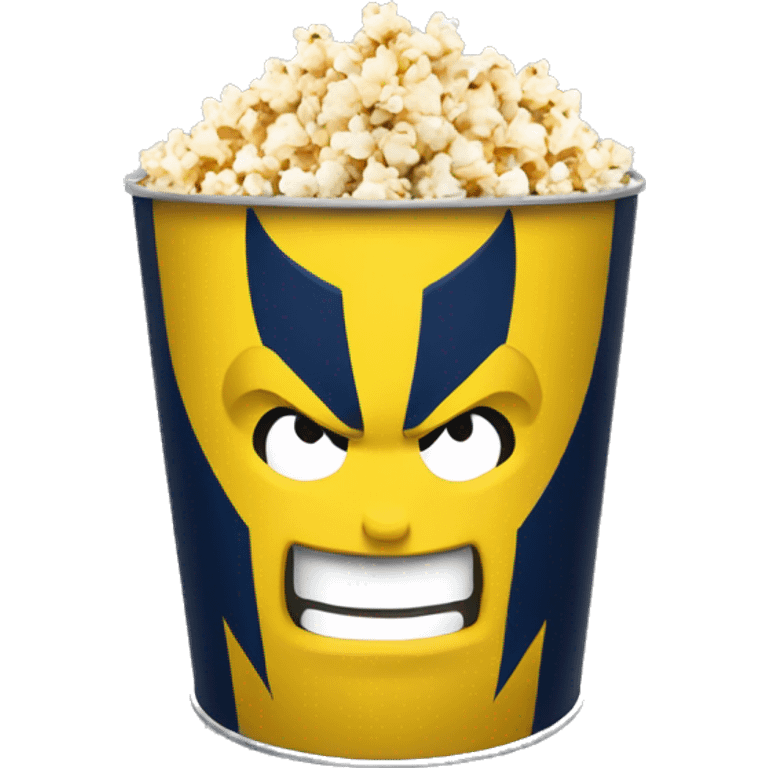 Wolverine popcorn bucket emoji