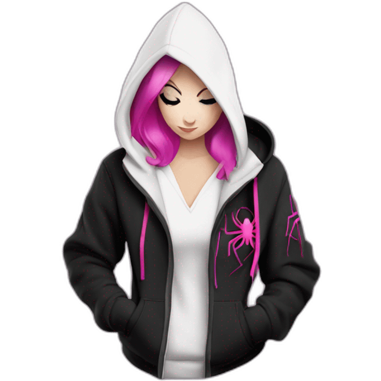 Spider-Gwen classic hoodie emoji