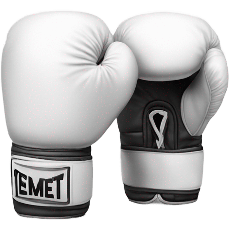 White boxing gloves emoji