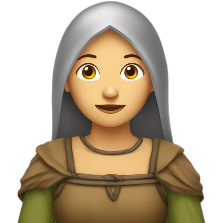 medieval woman peasant emoji