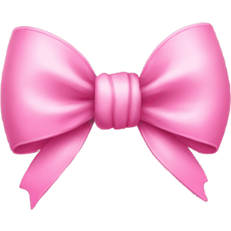 Cute pink bow emoji