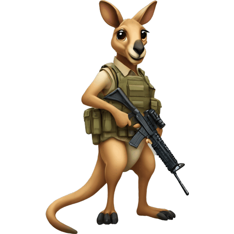 Tactical Kangaroo emoji