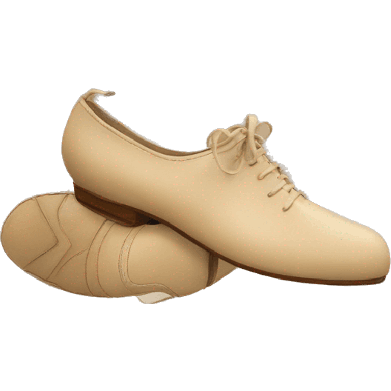 Latin shoes in beige emoji