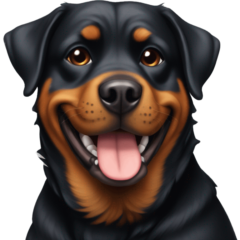 rottweiler happy emoji