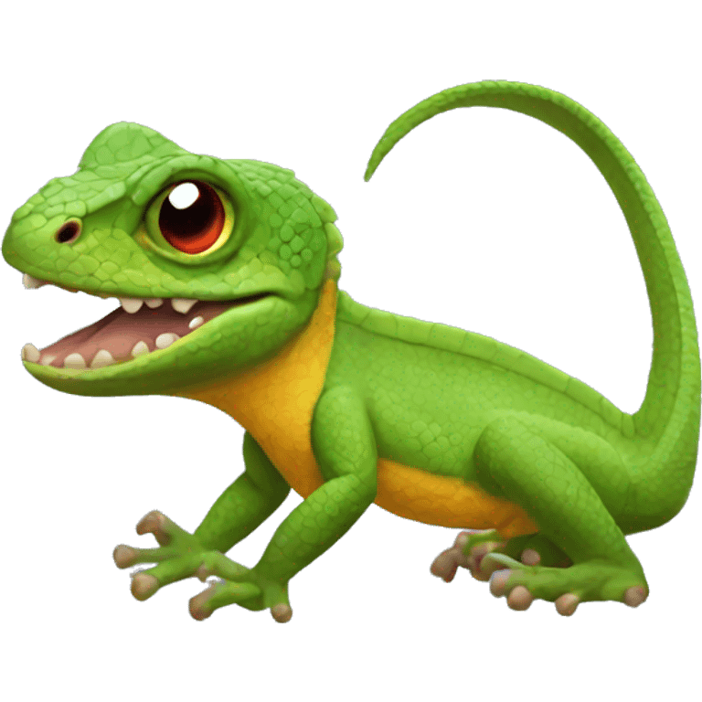 Puerto Rican Racer lizard emoji