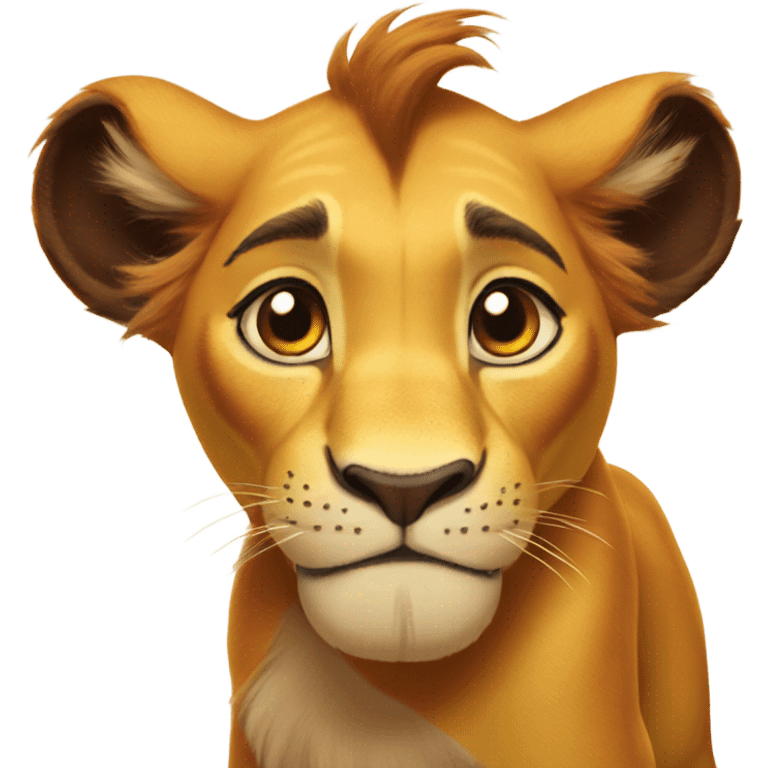 Lion king simba emoji