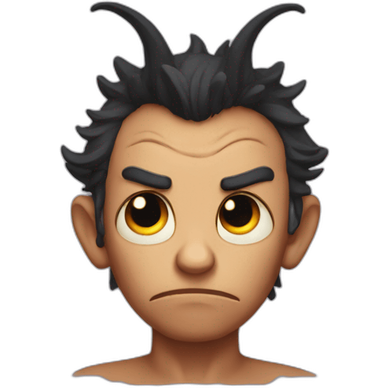 Sad demon emoji