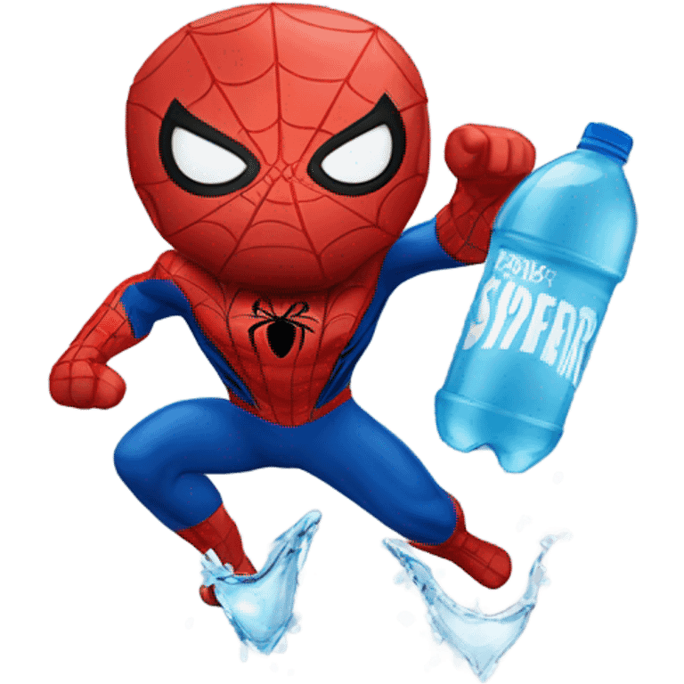 Spider-Man drinking water  emoji