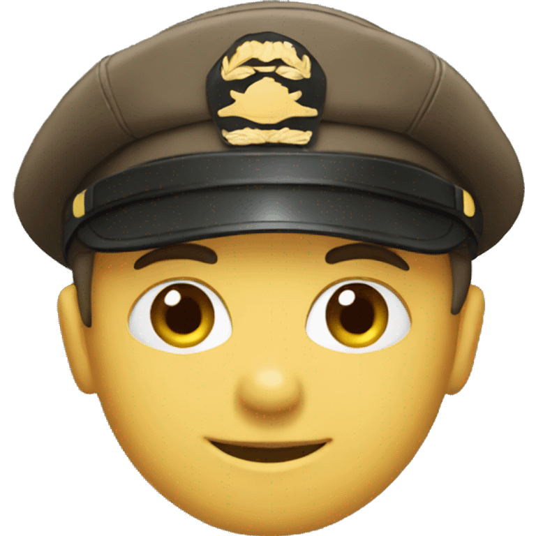 pilot with a hat emoji