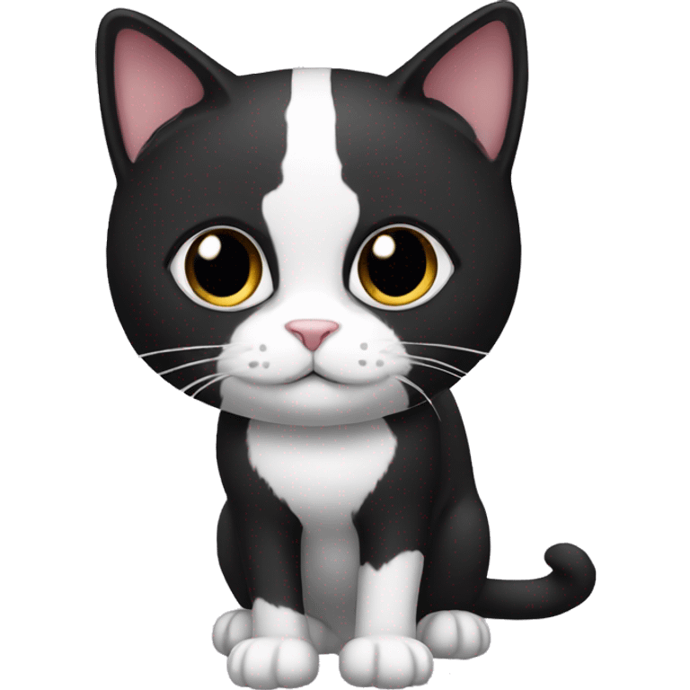 Tuxedo Cat Breed Full Body emoji