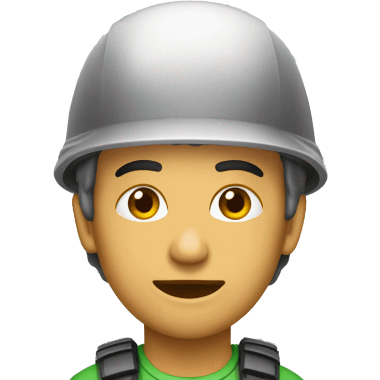 Trabalhador com capacete emoji