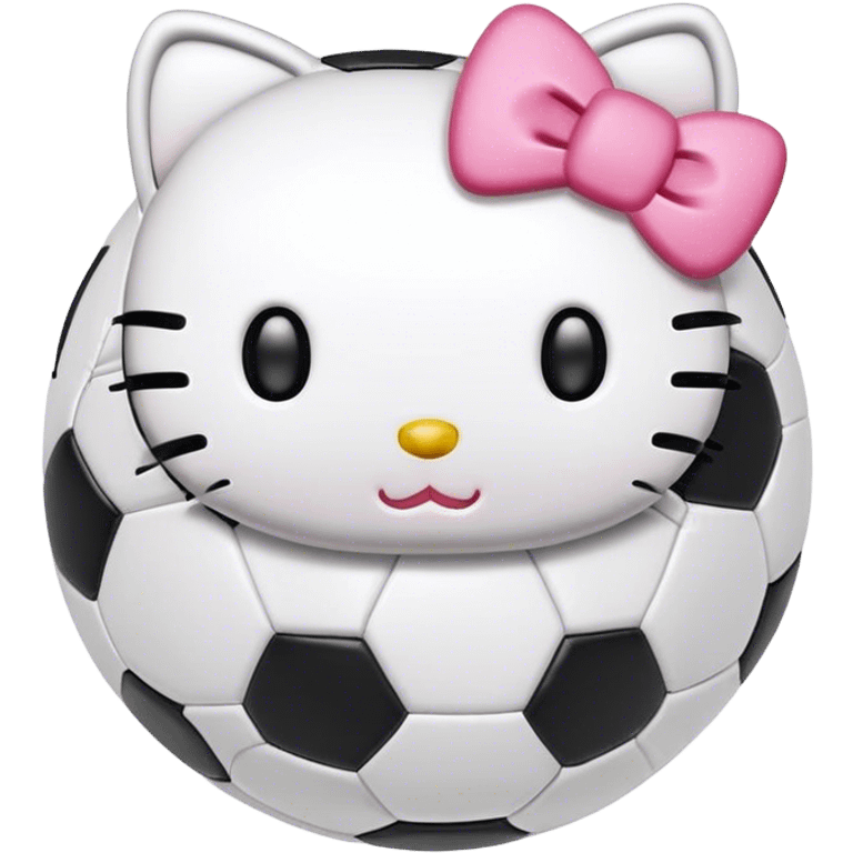 Soccer Ball Hello Kitty  emoji