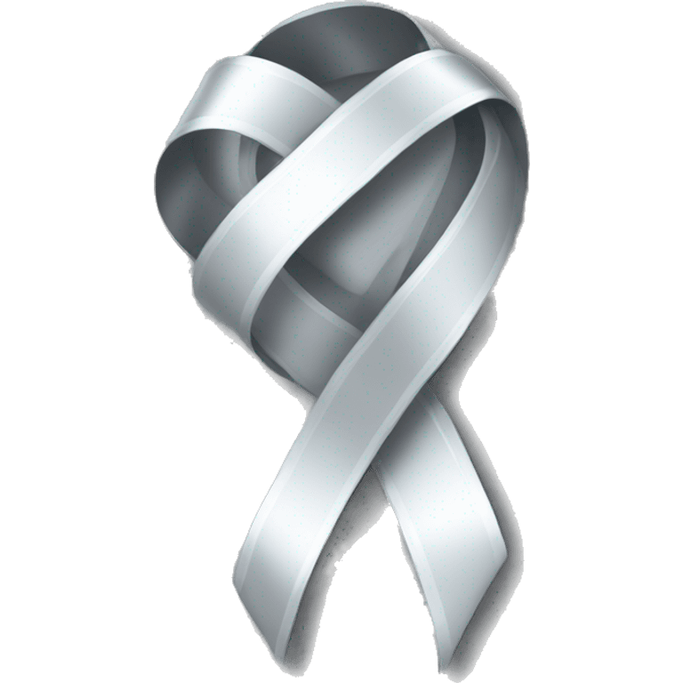 Silver ribbon emoji