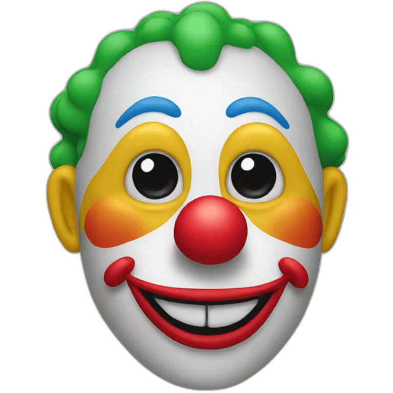 Clown mask emoji