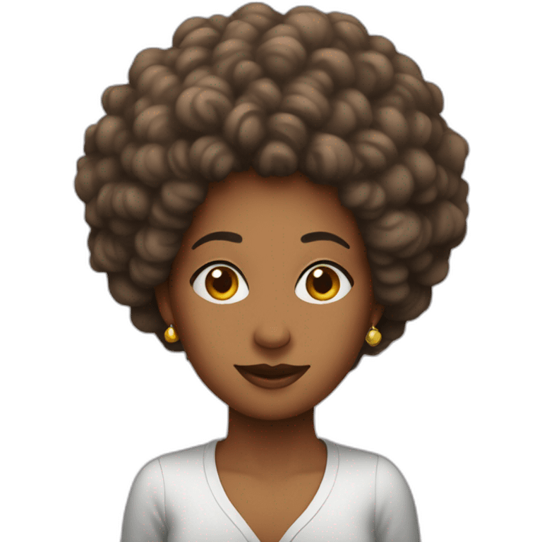 Afro--Mrs-Klaus emoji