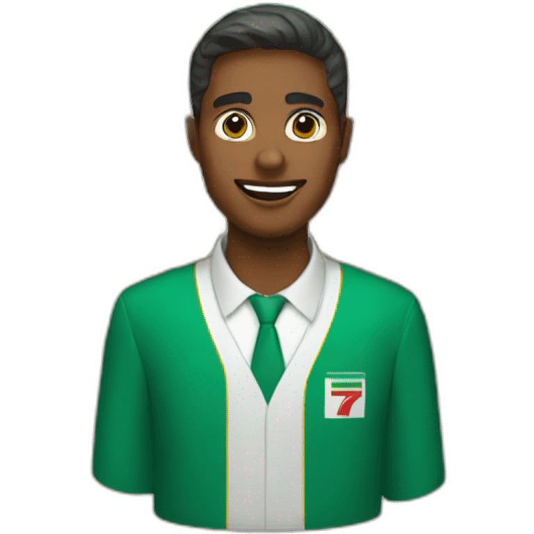 7-Eleven clerk emoji