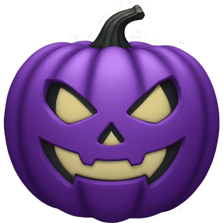 Purple jack o lantern  emoji