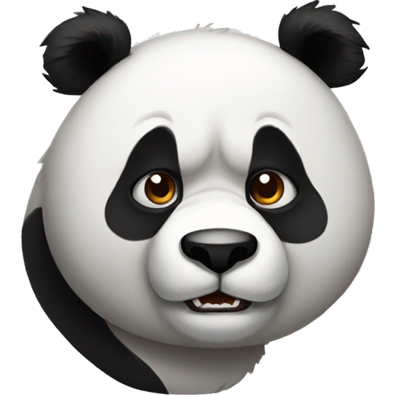 Cuttest angry panda emoji