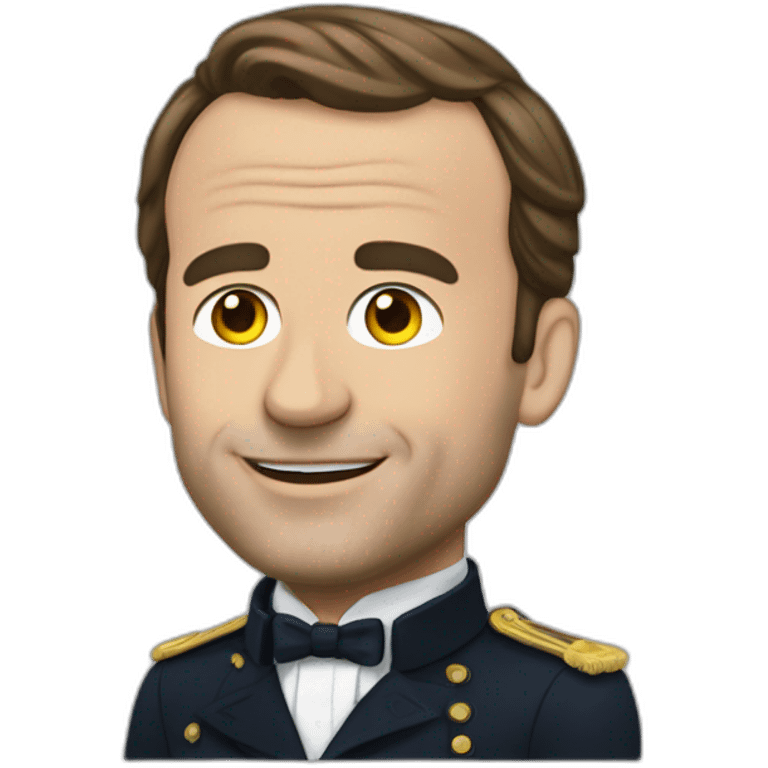 Macron qui rigole emoji