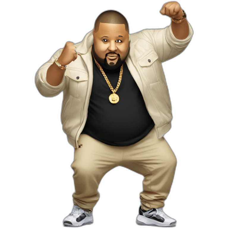 fat dj khaled dancing emoji