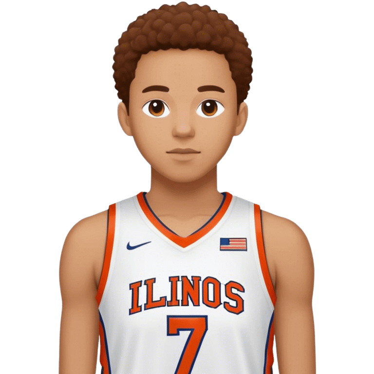 Will Riley Illinois basketball #7 mulatto  emoji