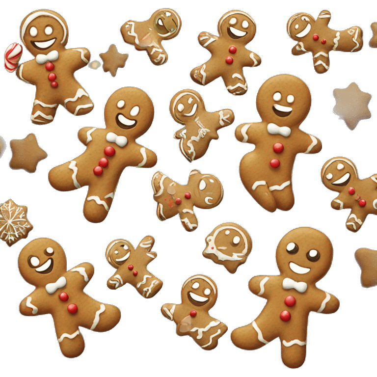 Gingerbread man Christmas ￼ emoji