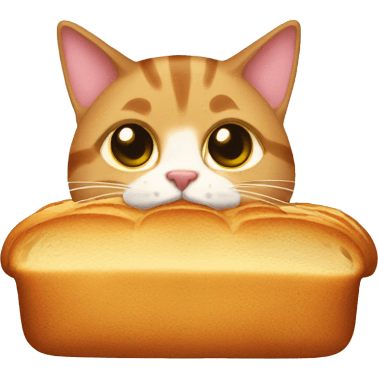 Cinnamon toast cat loaf emoji