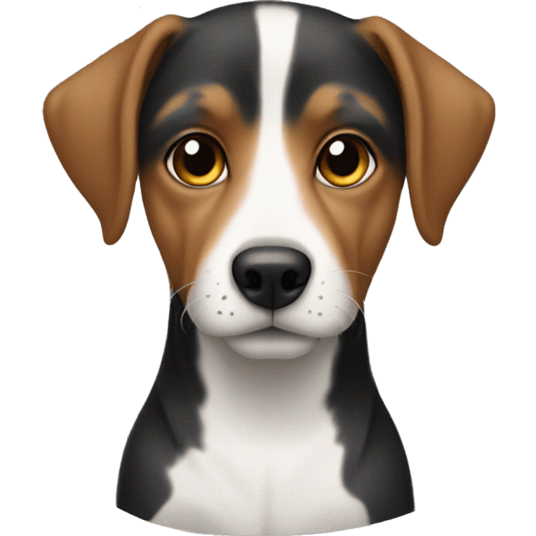 a dog upon a person named vidha emoji