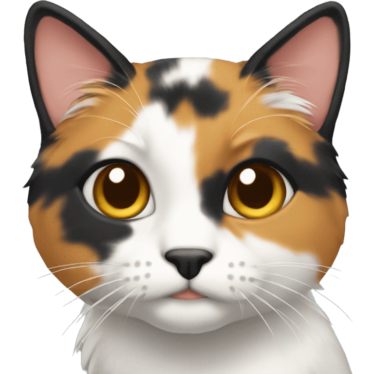 Calico with stumpy tail  emoji