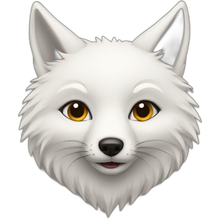 White fox emoji