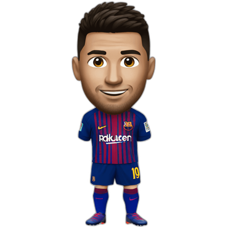 Ronaldo mixed with Messi emoji