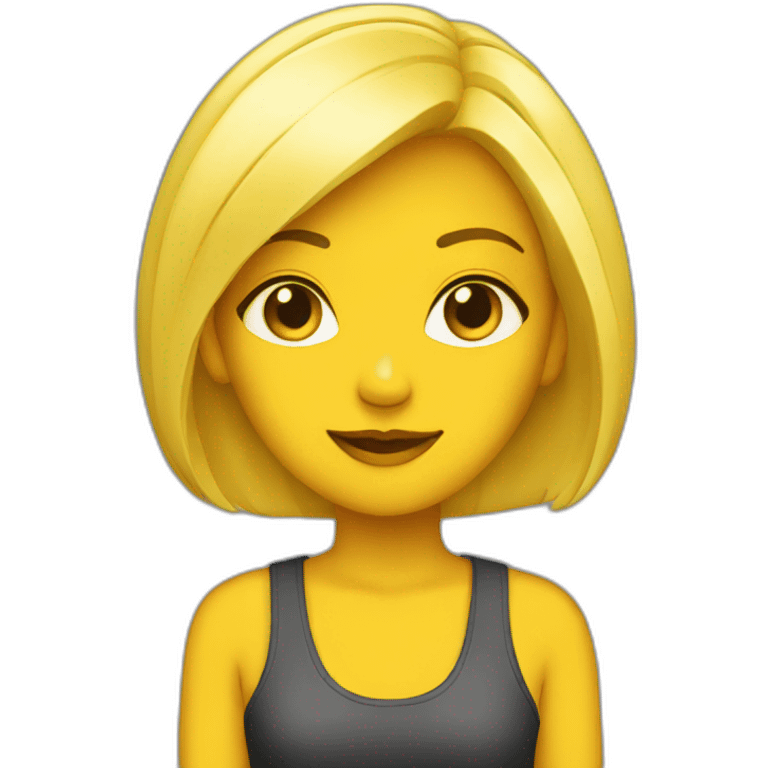 DJane yellow emoji