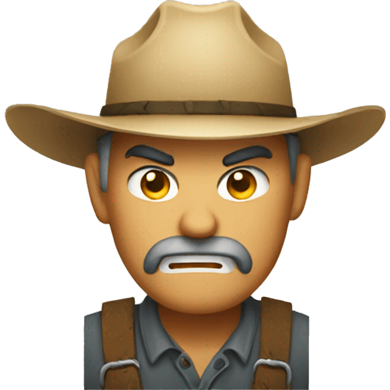 very angry farmer emoji