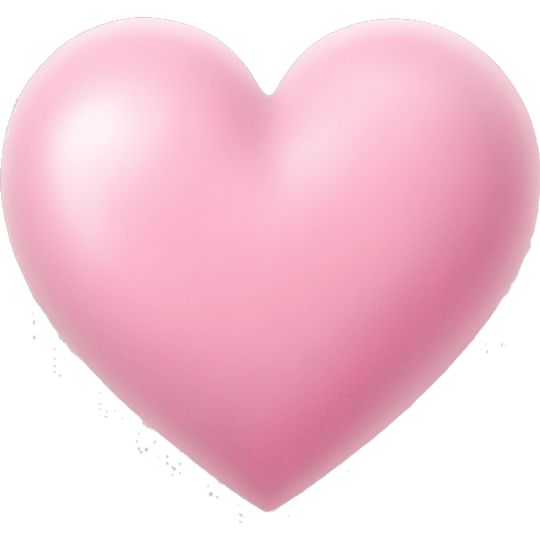 Baby pink heart emoji