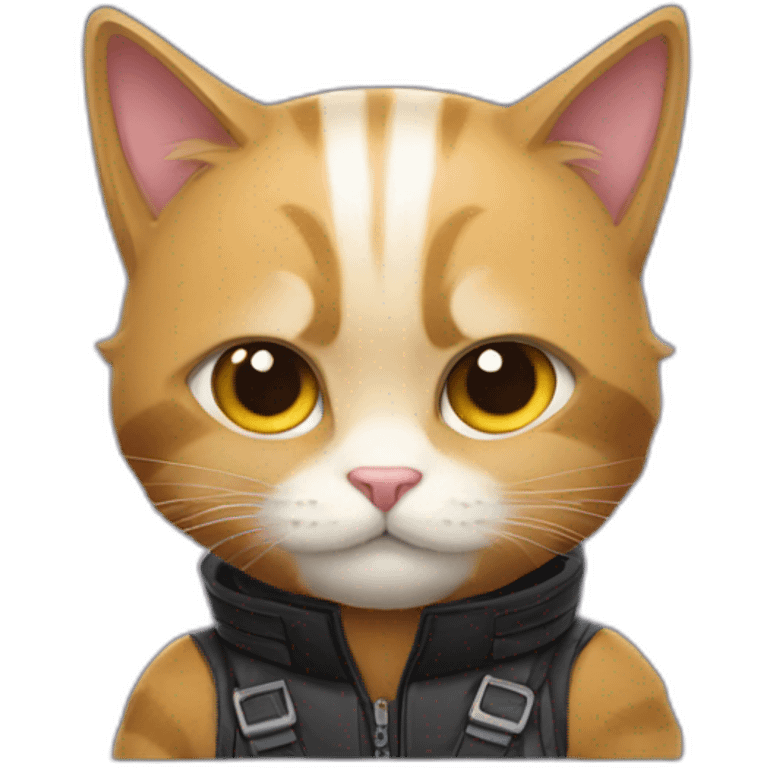 cat in hawkeye suit emoji