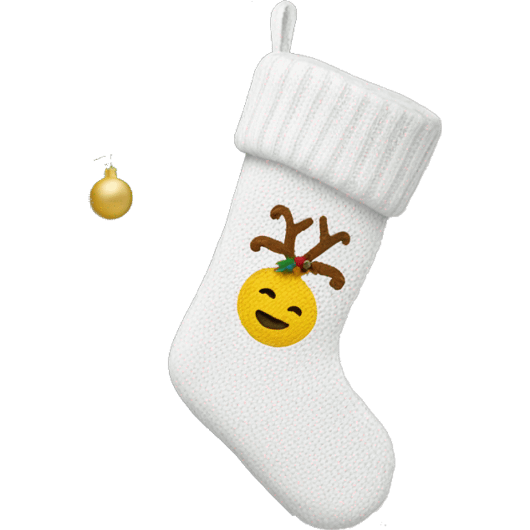 white sweater christmas stocking emoji