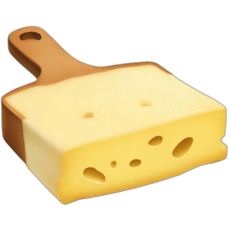 Une raclette fromagère emoji