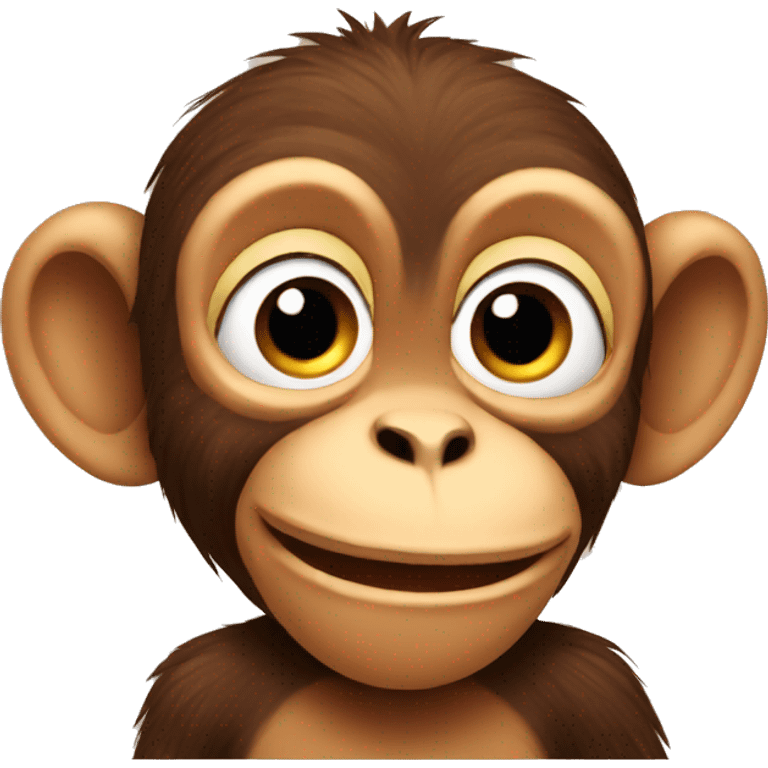 monkey in love emoji