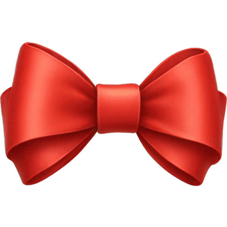 Red bow emoji