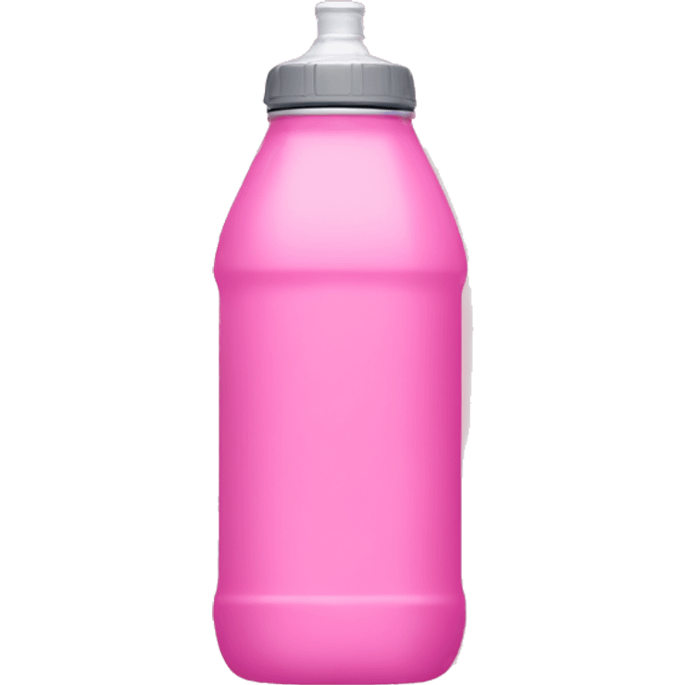 Pink water bottle without a Face emoji