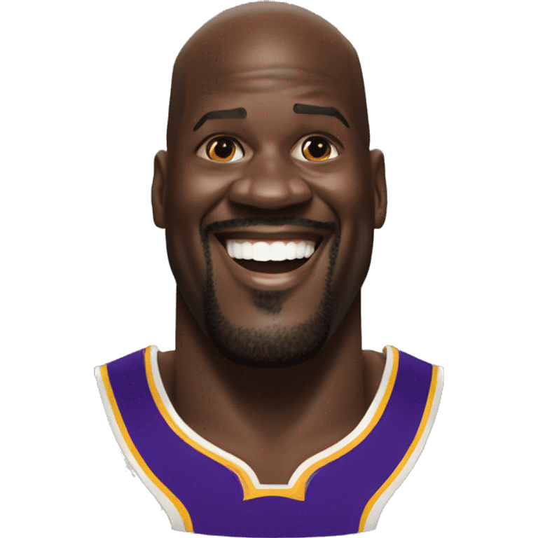 Excited shaquille o'neal emoji