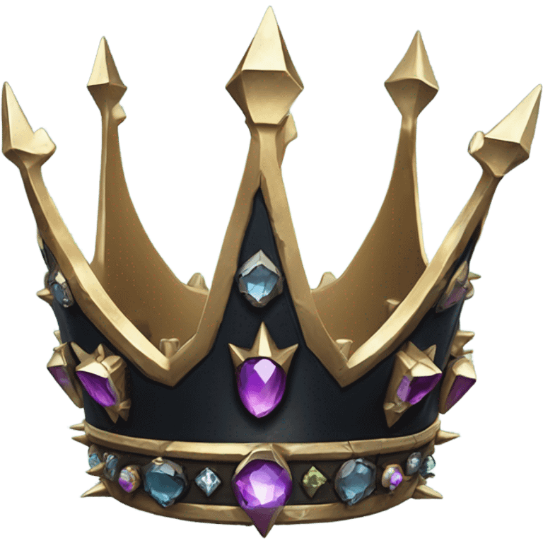 evil crown emoji