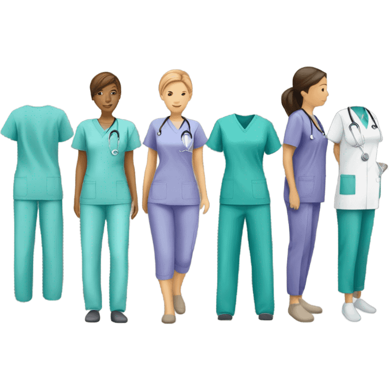 Medical scrubs  emoji