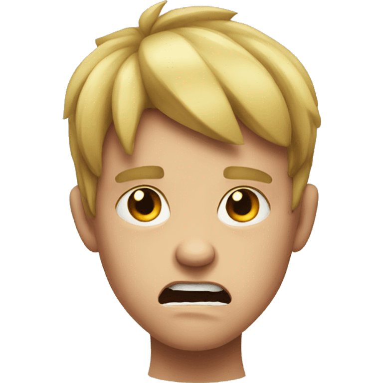 Angry kid emoji