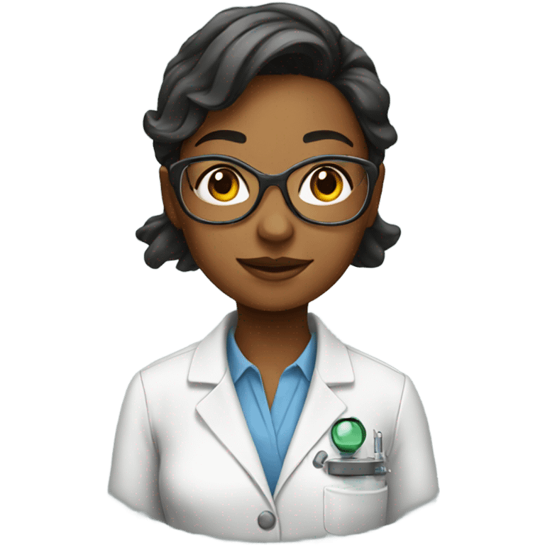 girl scientist emoji