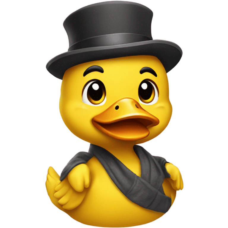 Yellow ducky shrug emoji