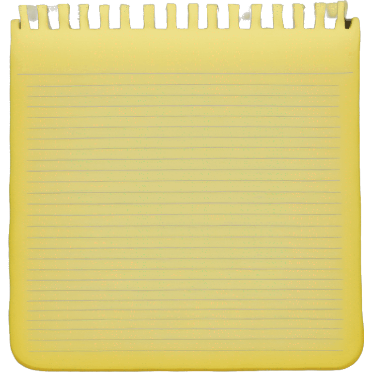 yellow notepad emoji