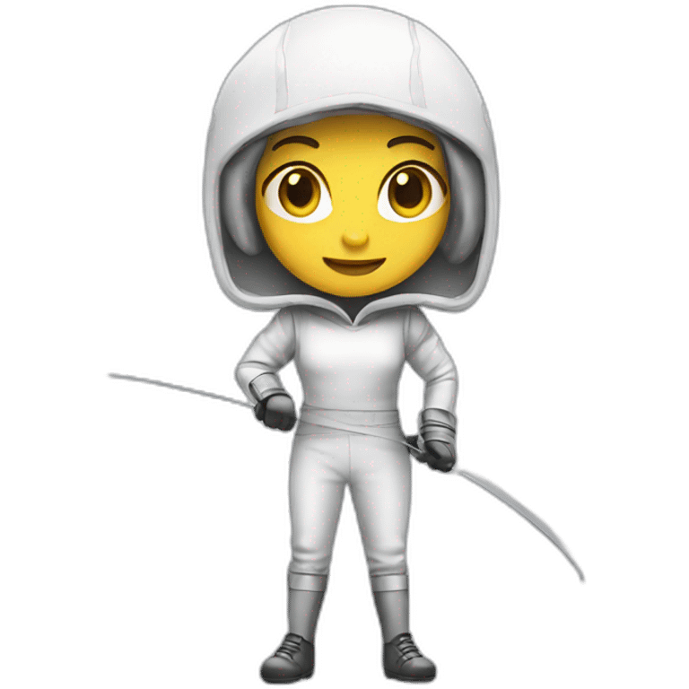 fencing girl emoji