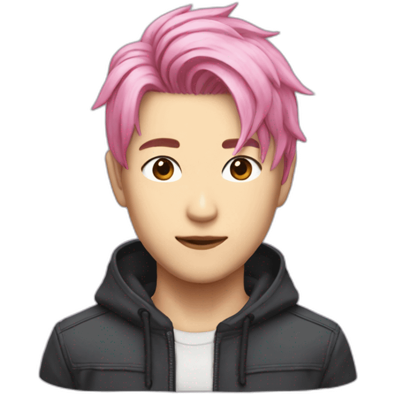 Yuji Itadori Pink Hair emoji