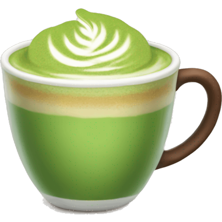 Matcha latte  emoji